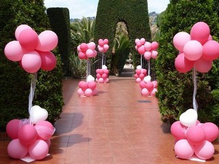 Decoración con globos